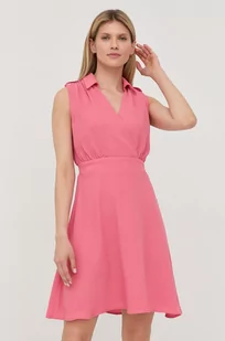 Morgan sukienka kolor różowy mini rozkloszowana - Sukienki - miniaturka - grafika 1