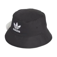 Czapki damskie - Bucket hat unisex adidas ORIGINALS ADICOLOR TREFOIL czarna AJ8995-54 cm - miniaturka - grafika 1