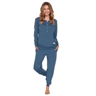 Piżamy damskie - Piżama damska rozpinana na napy doctor nap-xxl - miniaturka - grafika 1