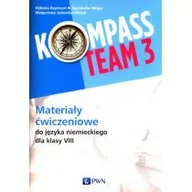 Książki do nauki języka niemieckiego - Kompass Team 3. Materiały ćwiczeniowe do języka niemieckiego dla klasy 8 - miniaturka - grafika 1