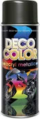 Chemia warsztatowa - Deco Color Czarny Metalik Akryl Spray 400ml - miniaturka - grafika 1