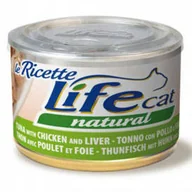 Mokra karma dla kotów - Life Pet Care Karma dla kota Tuńczyk kurczak Wątróbka Puszka 150G - miniaturka - grafika 1
