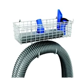 Inne artykuły do sprzątania - Wisząca półka z uchwytem na rurę od odkurzacza Metaltex - miniaturka - grafika 1