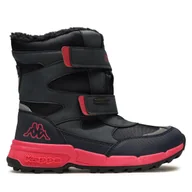 Buty dla dziewczynek - Śniegowce Kappa 260903T Granatowy - miniaturka - grafika 1