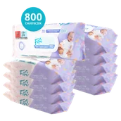 Chusteczki nawilżane - Zestaw Opharm Fifi, chusteczki nawilżane dla dzieci, 10 x 80 sztuk - miniaturka - grafika 1