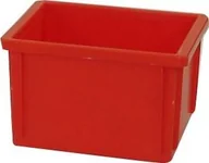 Pojemniki przemysłowe - Artech Pojemnik magazynowy, wym. 40 x 30, kolor, atest na kontakt z żywnością czerwony - miniaturka - grafika 1