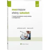 Ekonomia - Mocniejsze efekty szkoleń Wurth Anthonie Wurth Kees - miniaturka - grafika 1