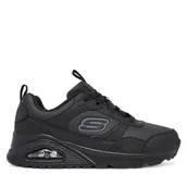 Buty dla chłopców - Sneakersy Skechers Uno Gen1 417004L BBK Czarny - miniaturka - grafika 1