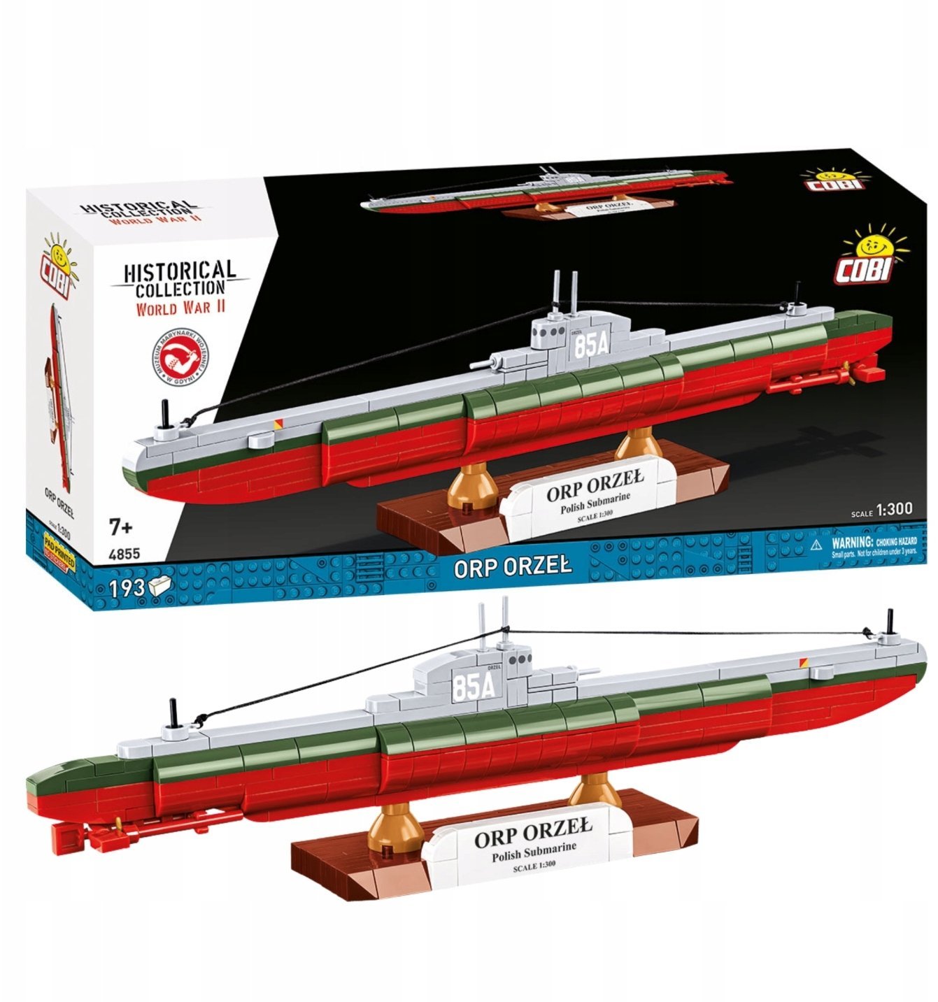 Klocki ORP Orzeł 193 klocki