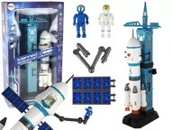 Modele zdalnie sterowane - Zabawka Misja Kosmiczna Rakieta Astronauci Wyrzutnia 15 Elementów - miniaturka - grafika 1