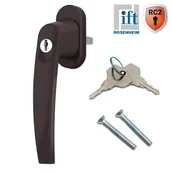 Zabezpieczenia dla dzieci - Klamka okienna okna antywłamaniowa kluczykiem RC2 - miniaturka - grafika 1