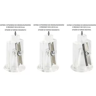 Ostrza do temperówki EG-5161USB 3szt EAGLE - Kredki, ołówki, pastele i pisaki - miniaturka - grafika 1