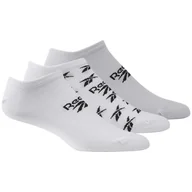 Skarpetki męskie - Skarpety stopki REEBOK CL FO INVISIBLE SOCK 3P GG6678 – Biały - miniaturka - grafika 1