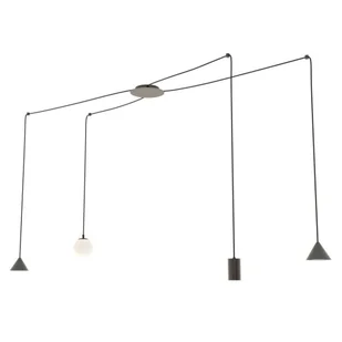 FUJI 4 BLACK - Lampy sufitowe - miniaturka - grafika 1