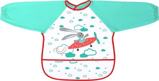 BabyOno Śliniak z rękawkami, zielony 837 BabyOno