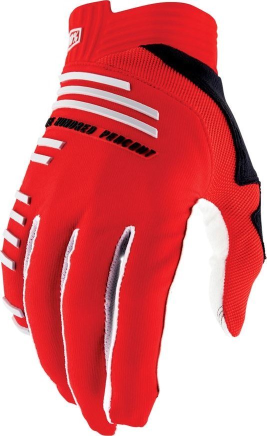 100% Rękawiczki 100% R-CORE Gloves Racer Red - M długość dłoni 187-193 mm NEW 2022