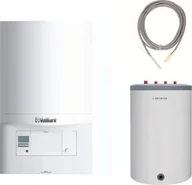 Piece i kotły grzewcze - Vaillant Piec gazowy Pakiet Kocioł gazowy wiszący 1-f VC ecoTEC pro 146 + Lindo 150 l + czujnik - miniaturka - grafika 1