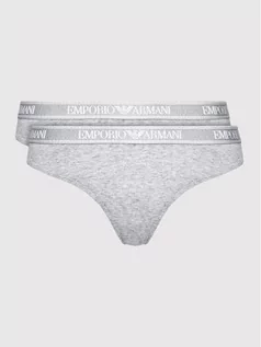 Majtki damskie - Emporio Armani Underwear Komplet 2 par fig klasycznych 163334 1A227 00948 Szary - grafika 1