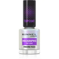 Lakiery do paznokci - Rimmel London Holographic Top Coat Lakier do paznokci 12 ml - miniaturka - grafika 1