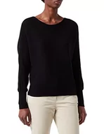 Swetry damskie - ONLY Damski sweter z dzianiny krótki, czarny, XL - miniaturka - grafika 1