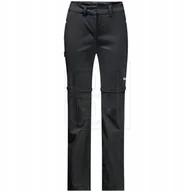 Dresy damskie - Spodnie Jack Wolfskin Overland Zip Away Pants W 1506133-6000 34 - miniaturka - grafika 1
