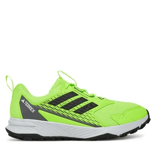 Buty do biegania adidas Tracefinder JP7257 Zielony - Buty sportowe męskie - miniaturka - grafika 1
