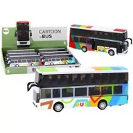 Samochody i pojazdy dla dzieci - Autobus piętrowy z napędem światło dźwięk MIX Leantoys - miniaturka - grafika 1