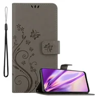 Etui i futerały do telefonów - Cadorabo pokrowiec ochronny na Realme 8 4G / 8 PRO w kolorze szarym pokrowiec ochronny na telefon komórkowy etui w kwiaty etui w kwiaty - miniaturka - grafika 1