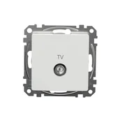 Gniazdka elektryczne - Gniazdo TV Schneider Sedna Design SDD111471 końcowe 4dB białe Design Elements - miniaturka - grafika 1