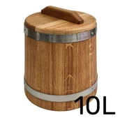 Beczki - Beczka drewniana dębowa do kiszenia 10l - miniaturka - grafika 1