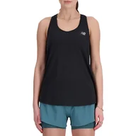 Koszulki i topy damskie - Koszulka New Balance WT41250BKH - czarna - miniaturka - grafika 1