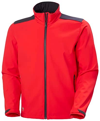 Helly Hansen Męska kurtka robocza Manchester 2.0 Softs, Alert Red/Ebony, XL
