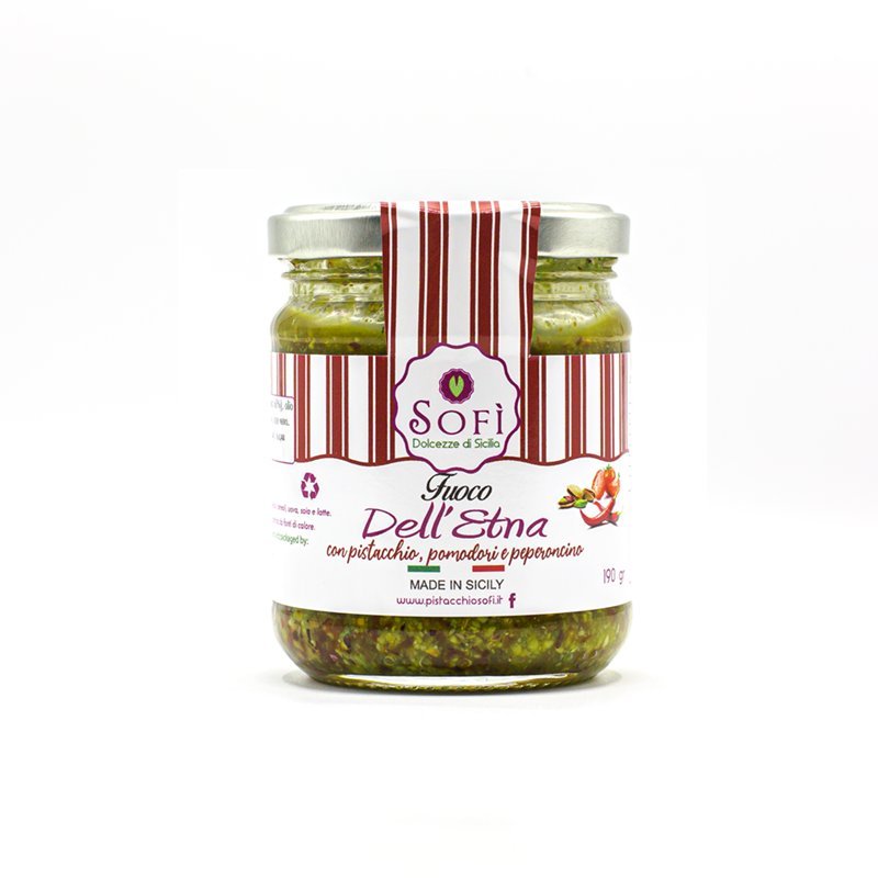 Pesto pistacjowe Fuoco Dell'Etna, 190 g / Pistacchio Sofi