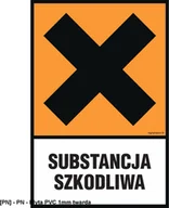 Tablice BHP - SIGNPROJECT LB002 - Substancja szkodliwa 500x750 - miniaturka - grafika 1