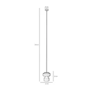 Lampy sufitowe - ALDEX Lampa wisząca Ulia, koralowy/niebieski/żółty - miniaturka - grafika 1