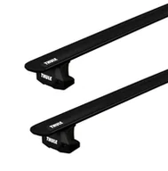 Bagażniki dachowe - Bagażnik dachowy Thule z EVO WingBar Black Volkswagen Multivan PanAmericana (T6) 4-dr Bus z punktami stałymi 15+ - miniaturka - grafika 1