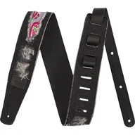 Inne akcesoria gitarowe - Fender x Wrangler Ripped Denim Strap Black - miniaturka - grafika 1