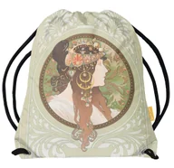 Torby szkolne - Worek Bizantyjskie głowy: brunetka Alfons Mucha-Standard - miniaturka - grafika 1