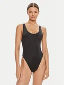 Stroje kąpielowe - Calvin Klein Swimwear Strój kąpielowy KW0KW01599 Czarny - miniaturka - grafika 1