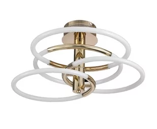 Auhilon Selvini LED lampa sufitowa 4-punktowa złota JX2018-4 GOLD - Lampy sufitowe - miniaturka - grafika 1
