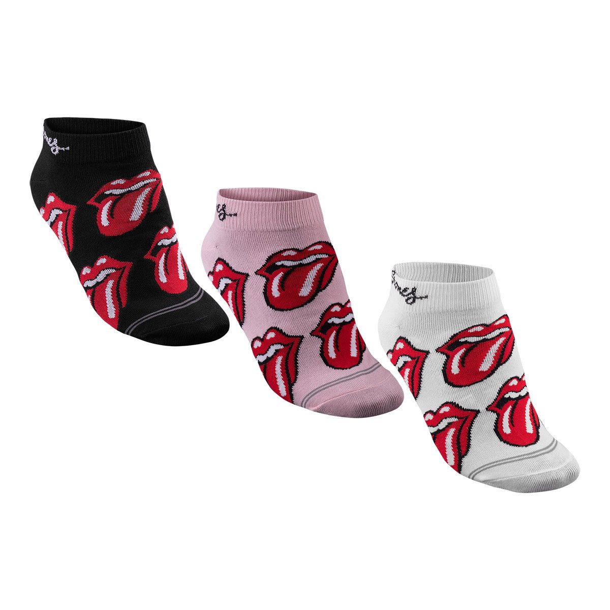 stopki THE ROLLING STONES - LOGO, zestaw 3 par-37/41.