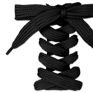 Akcesoria obuwnicze - Sznurówki do obuwia płaskie sznurowadła do butów 11mm długość 90cm czarne - miniaturka - grafika 1