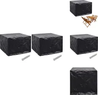 Pokrowce na meble ogrodowe - vidaXL Pokrowce na meble ogrodowe 2 szt. 8 oczek 122x112x98 cm - Pokrowce ochronne na meble ogrodowe - miniaturka - grafika 1