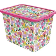 Pojemniki na zabawki - Plastikowy pojemnik dziecięcy 40x29x27 cm Stor – SQUISHMALLOWS - miniaturka - grafika 1