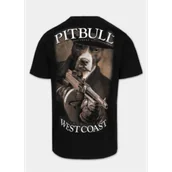 Koszulki sportowe męskie - Pit Bull T-Shirt Koszulka Tommy Gun Black - miniaturka - grafika 1