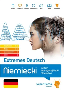 Extremes Deutsch. Niemiecki. System Intensywnej Nauki Słownictwa (poziom A1-C2) - Książki do nauki języka niemieckiego - miniaturka - grafika 1