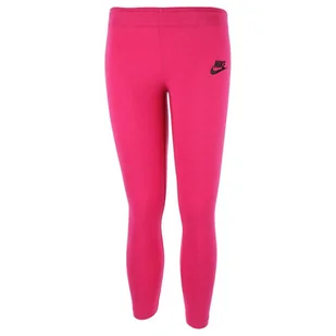 Legginsy Dla Dziewczynki Logo NSW Tight Club - Spodnie i spodenki dla dziewczynek - miniaturka - grafika 1