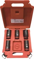 Klucze i nasadki - Milwaukee Set of impact heads extended 3/4" 5 pcs. 27,30,32,33,36mm Milwaukee - miniaturka - grafika 1