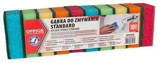 OFFICE PRODUCTS Gąbka do zmywania OFFICE PRODUCTS Standard, 10szt., mix kolorów 22035612-99 - Ściereczki, gąbki, czyściki - miniaturka - grafika 1