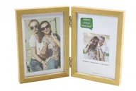 Ramki na zdjęcia - Icar Ramka 10X15 naturalna sosna galeria 2 zdjęcia PINIA RIC46PINx200 - miniaturka - grafika 1